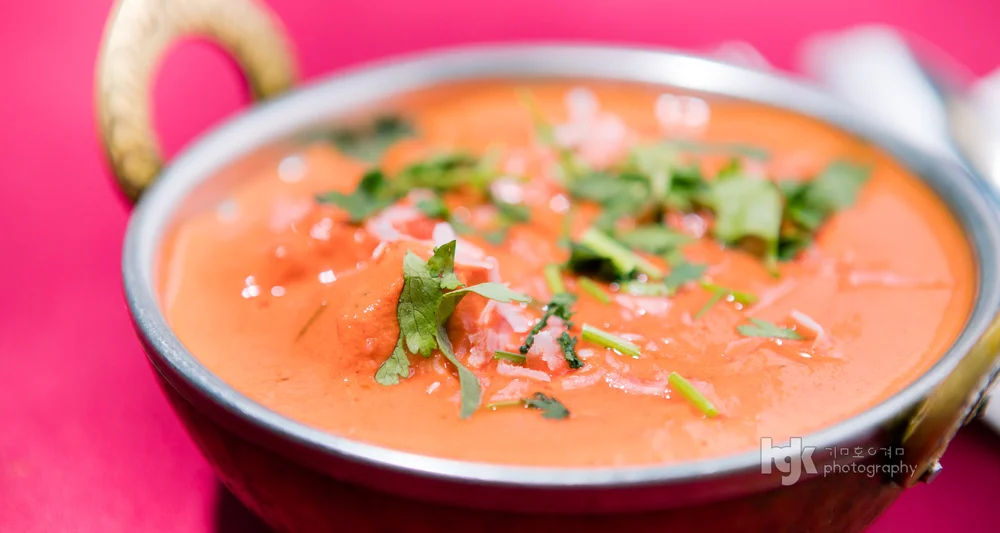 Commercial food and hospitality photography for Maharaj.