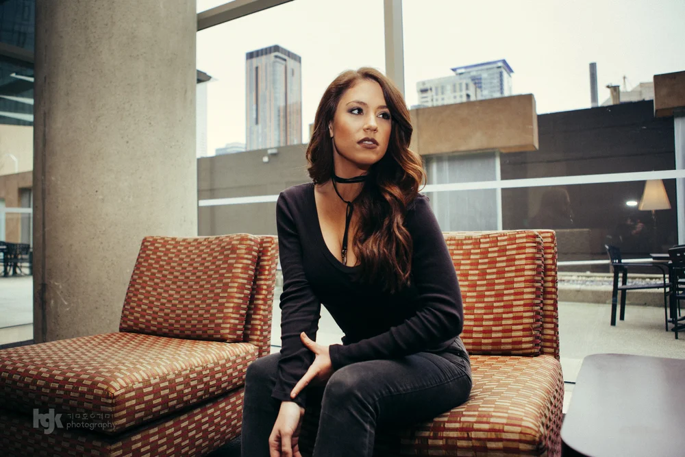 A winter editorial portrait study from January.