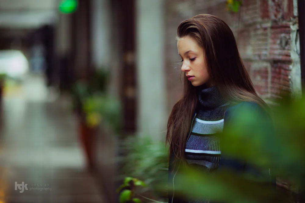 An editorial portrait story made around the transition into spring.